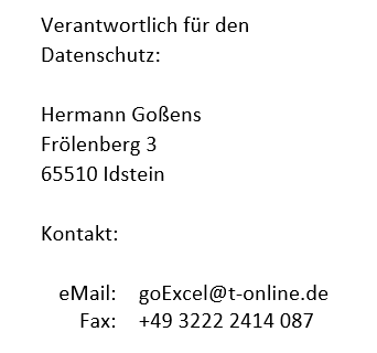 Datenschutz